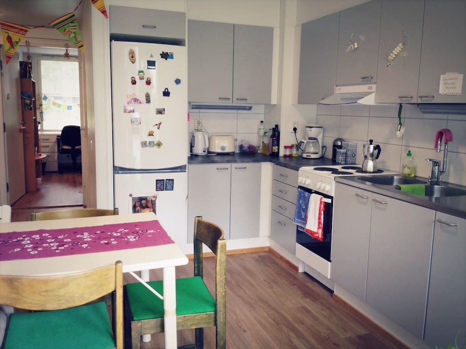 Fully equipped kitchen