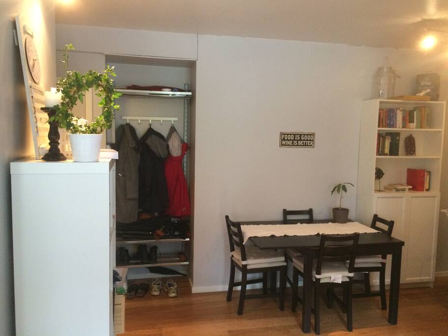 Cosy eating area