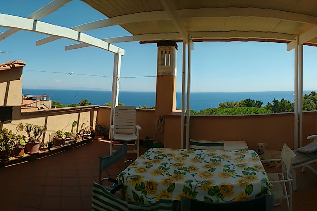 terrazzo sul tetto