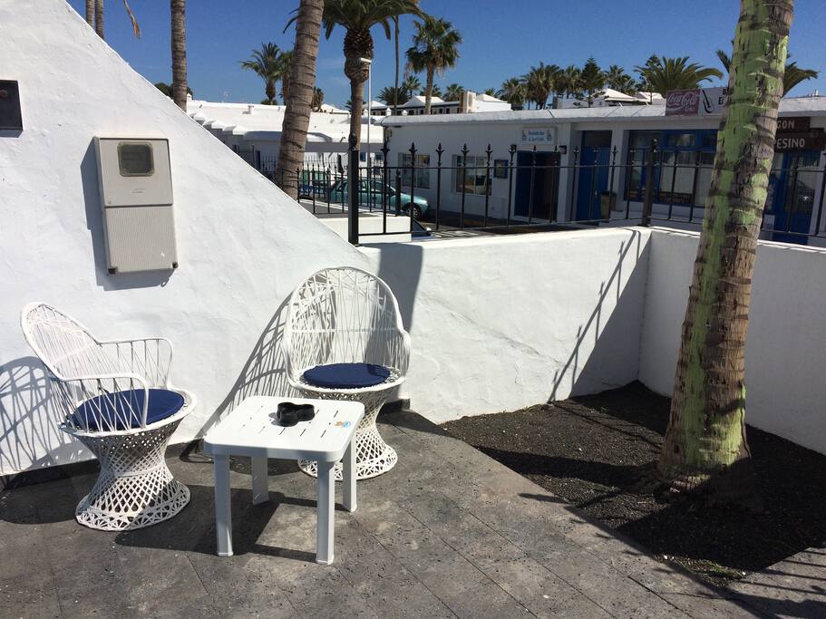 terraza muy soleada