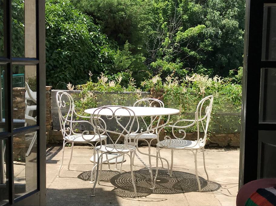 Terrasse sur jardin privé