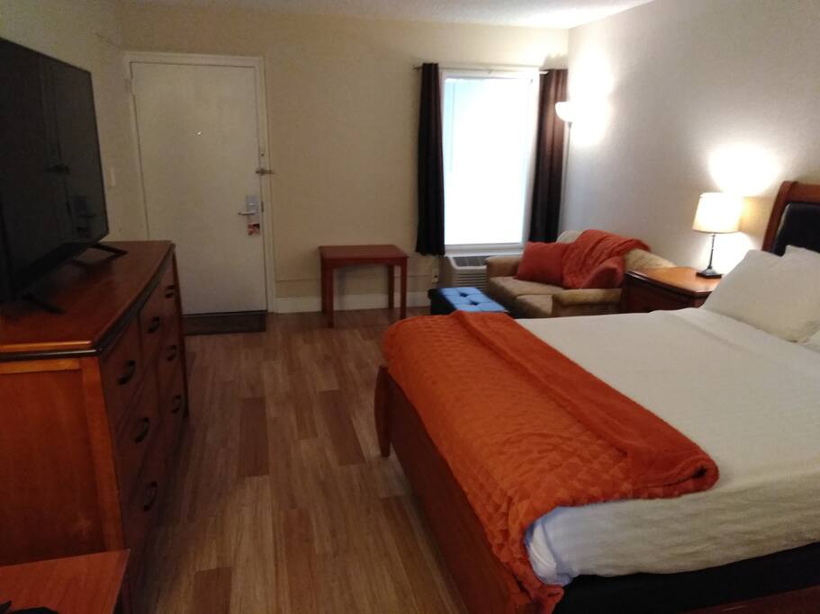 Bedroom and sitting area