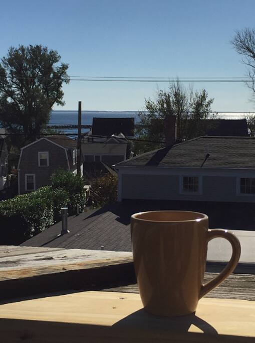 morning coffee on deck 3