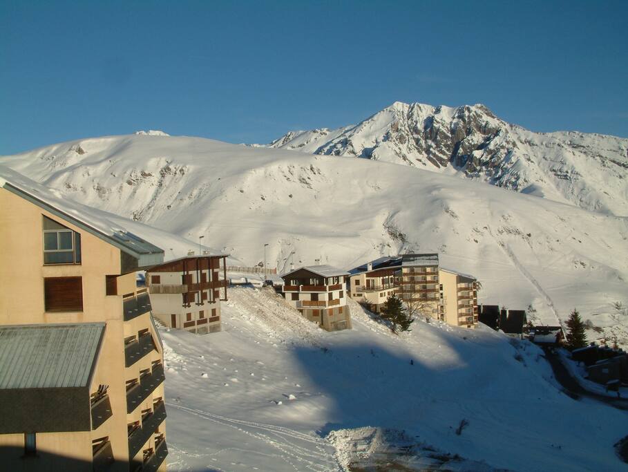 Vue de la vallée depuis le balcon