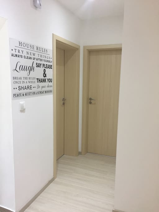 Room entrance door
