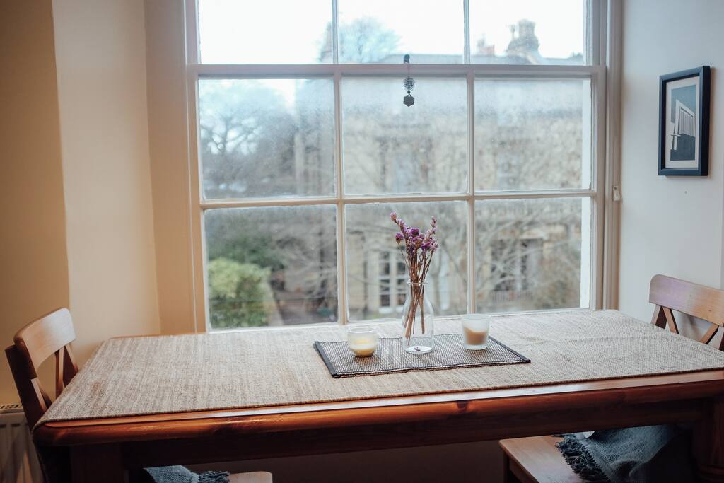 Kitchen Table with View