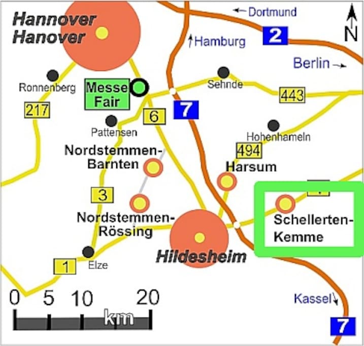 Umgebungskarte / Map