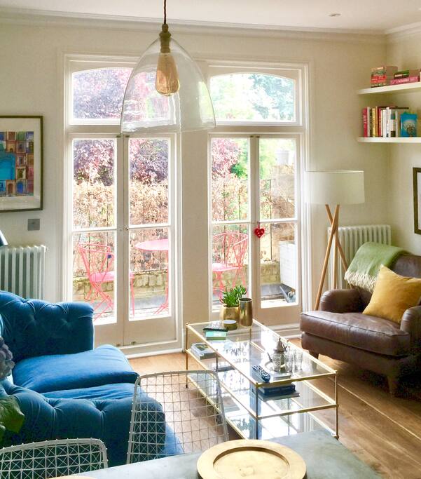 Kitchen lounge diner and balcony