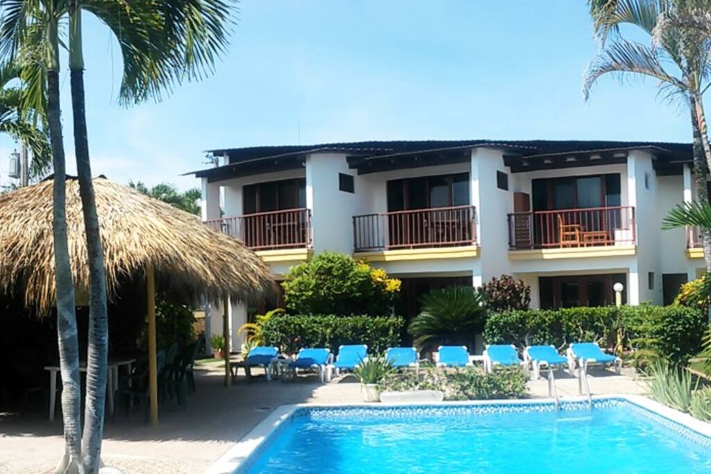 The sundeck where you can work hard on your tan.