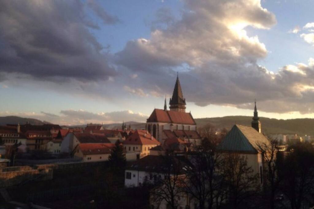 View from our balcony