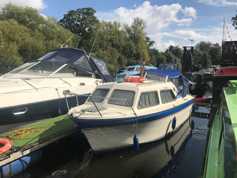YORKIE in its mooring.