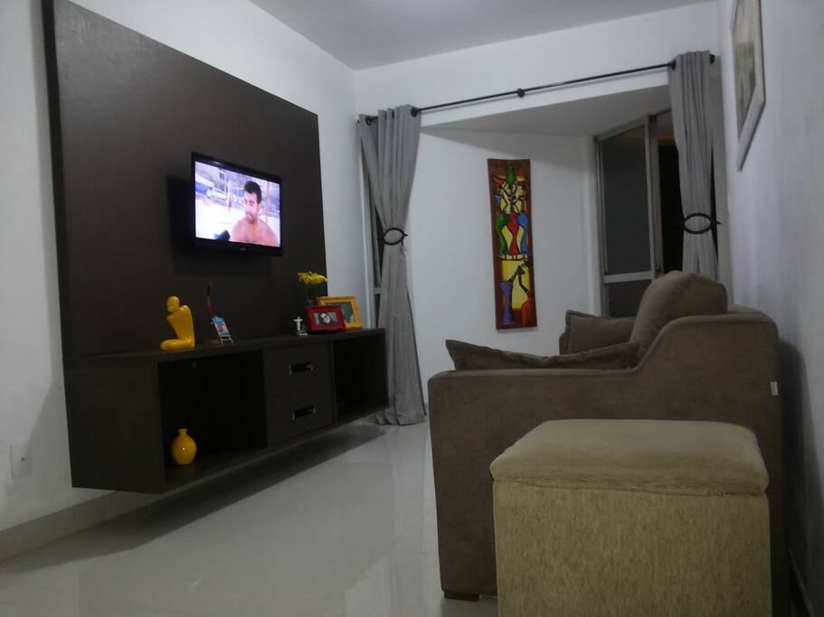 Panorâmica da Sala de estar.