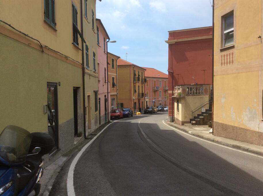 Il borgo di Trigoso e la Via Aurelia