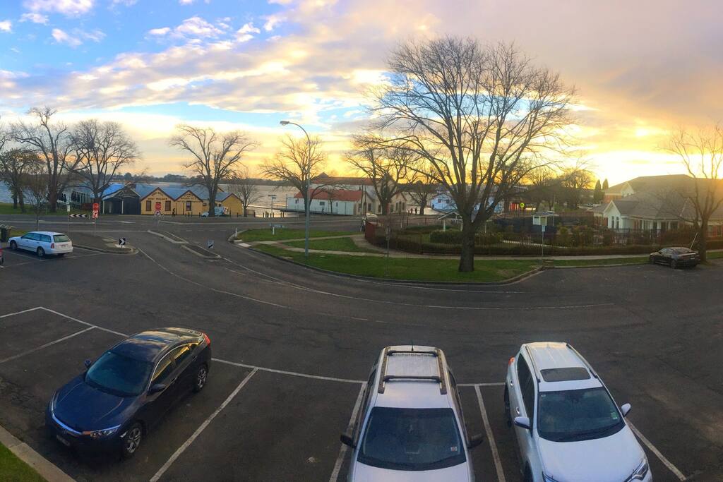 Actual view of beautiful Lake Wendouree from your balcony