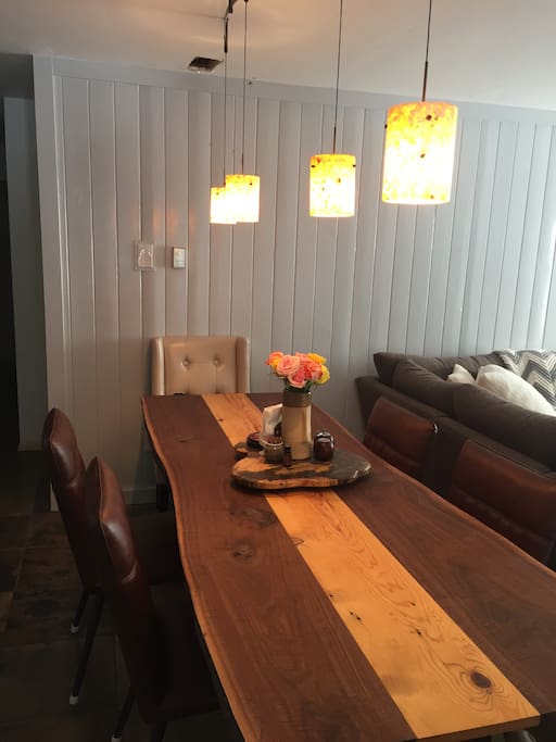 Barn wood dining table