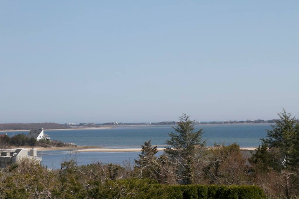 View of Shinnecock Bay and Atlantic Ocean