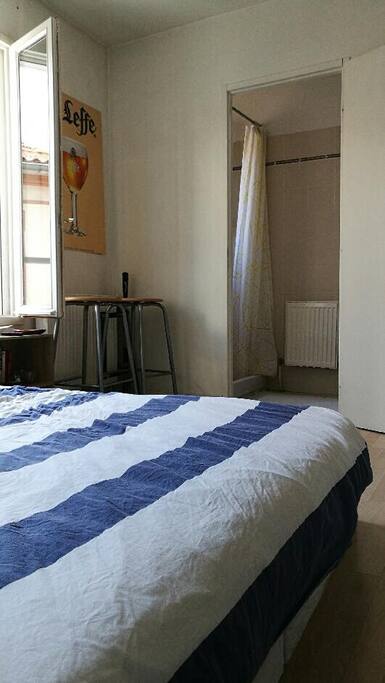 Chambre et sdb privée