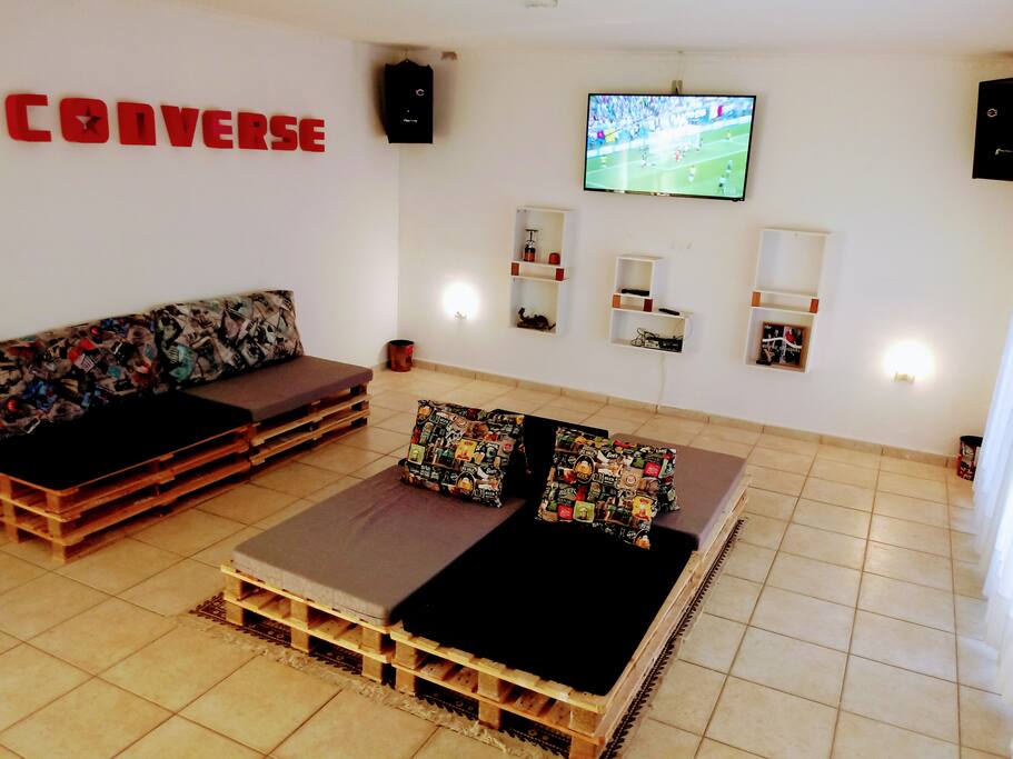 SALA DE TV E VIDEO GAME COM TV 55