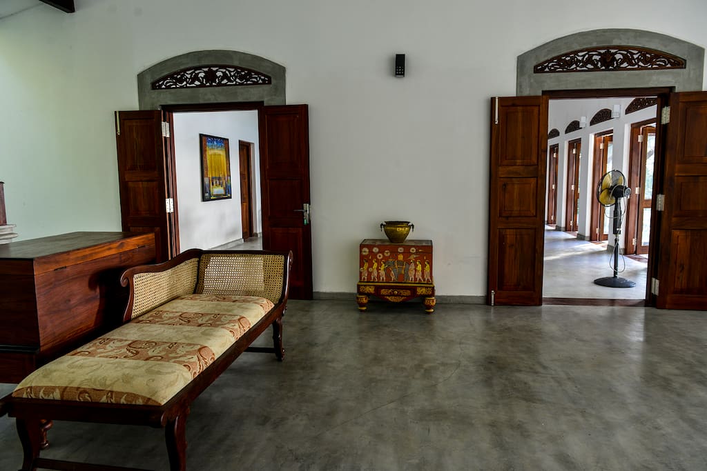 Entrance and patio
