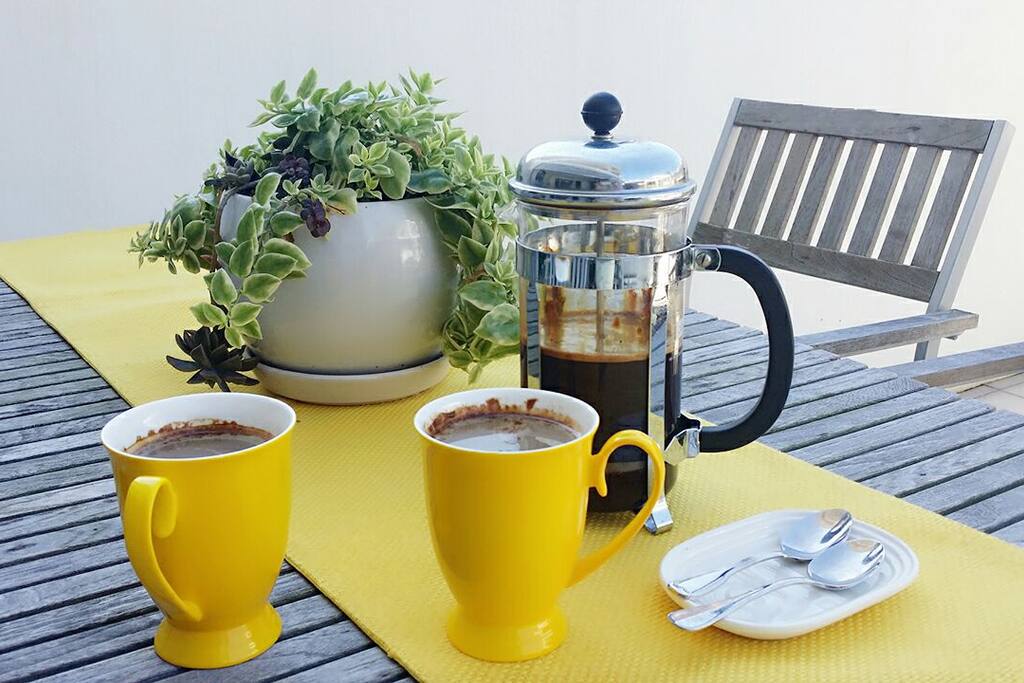 Morning breakfast in the Sunshine