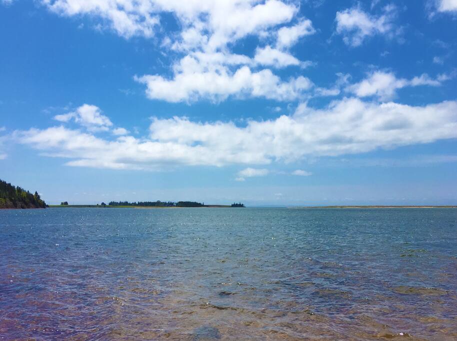 Stunning views at high tide