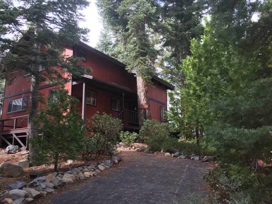Long somewhat steep driveway