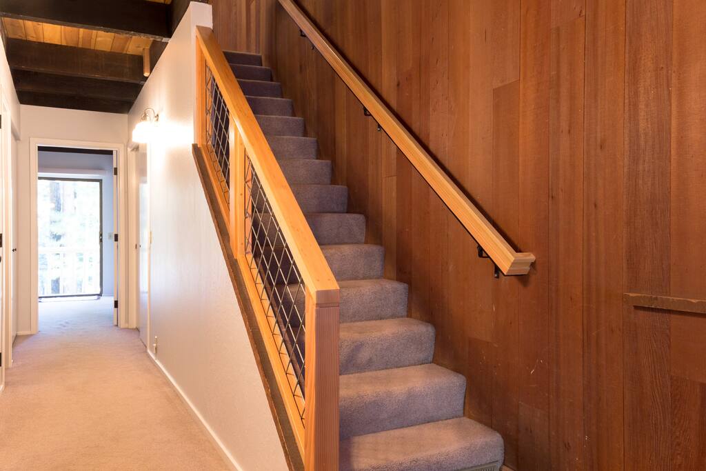 Enter into the first floor with 2 bedrooms and bathroom. Stairs will take you to the 2nd floor - the heart of the home!