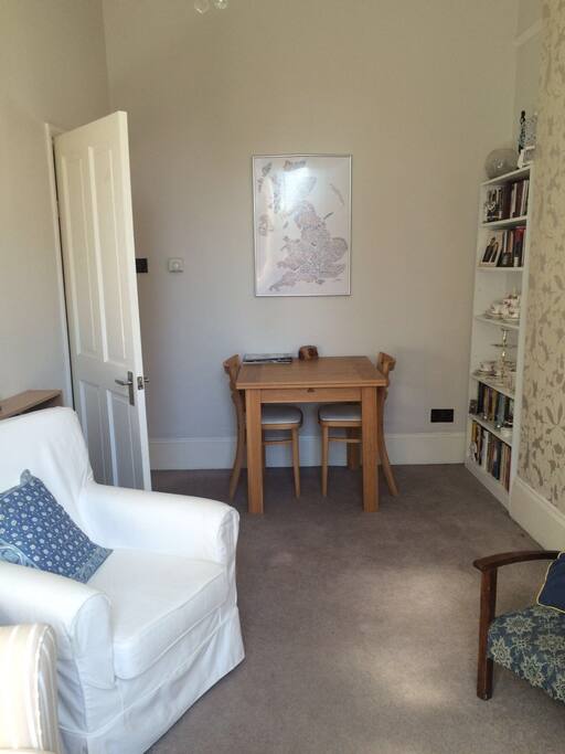 Living room with dining area