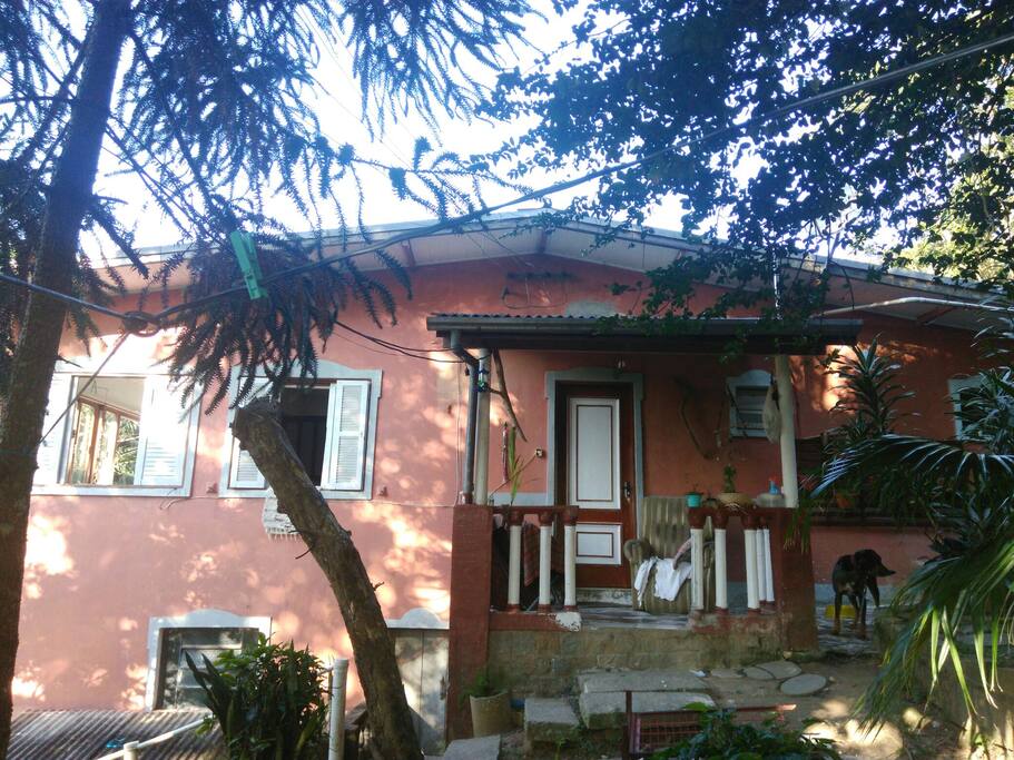 Área externa na casa!