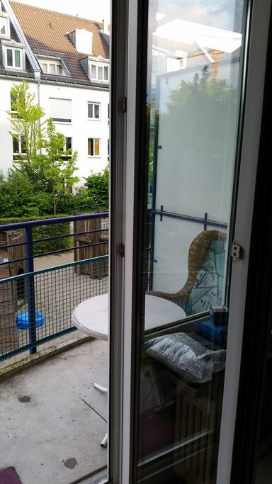 View of the small balcony
