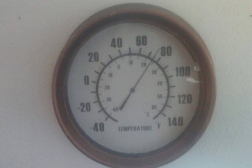 Jan 2 2018. 75 degrees inside cabin. Old Parlor Stove is COZY!