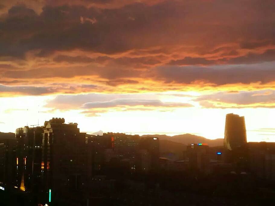 阳台景色