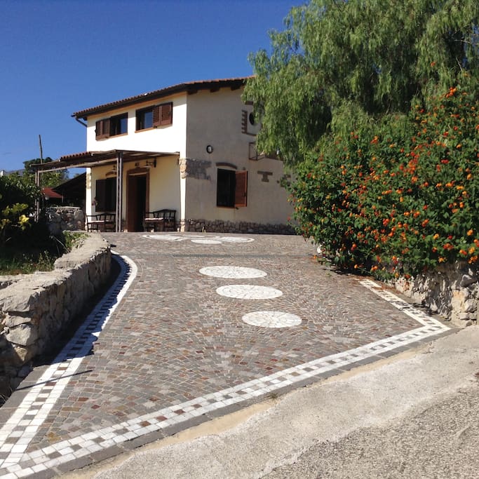 Il viale d'ingresso/ entry path