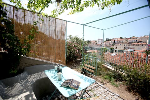 Maison centre calme avec vue