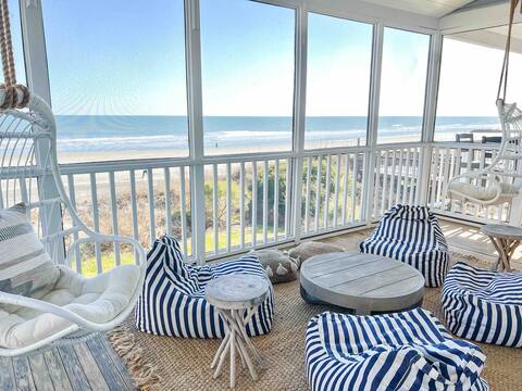 Oceanfront 5-Bed Home w/ Private Backyard & Grill