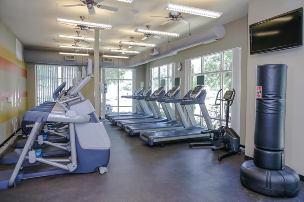 Spacious work out facility