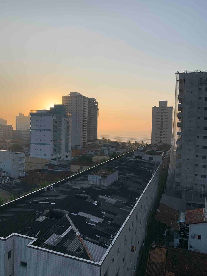 Apto Nova Vista Mar and Balcony with BBQ