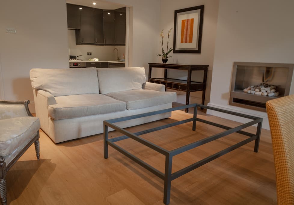 Spacious open plan living area