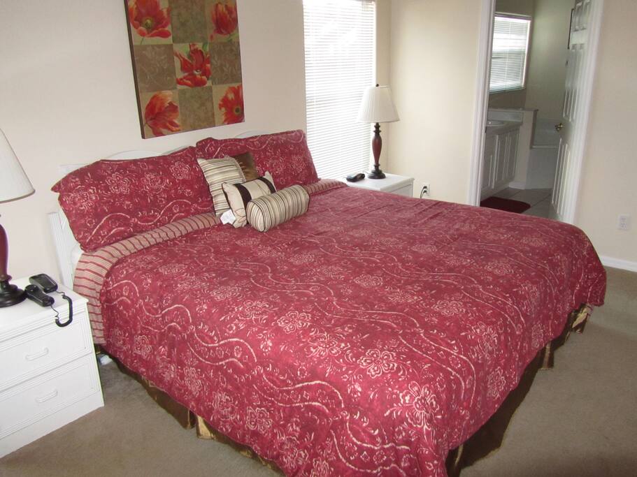 Over sized master bedroom