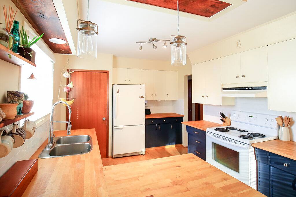 Newly-renovated open kitchen