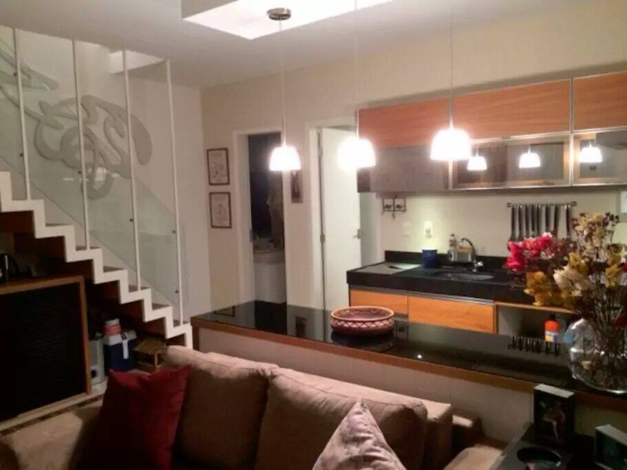 Sala com cozinha americana