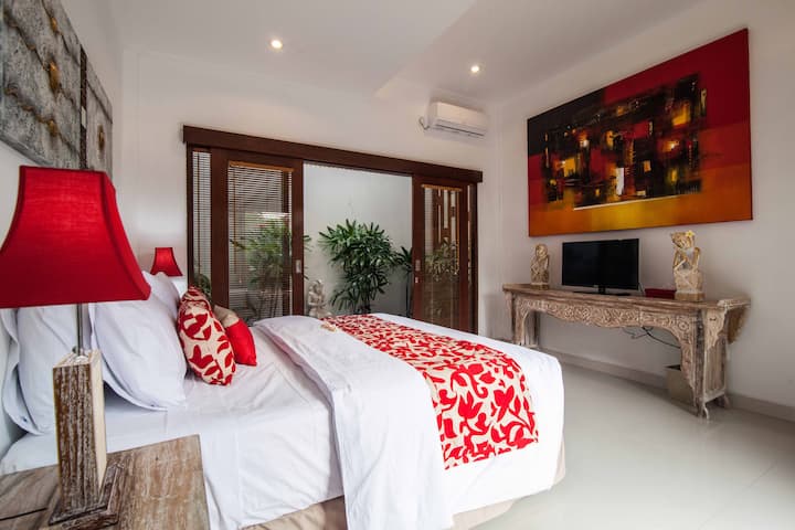 Všetky spálne s klimatizáciou a televízorom s plochou obrazovkou