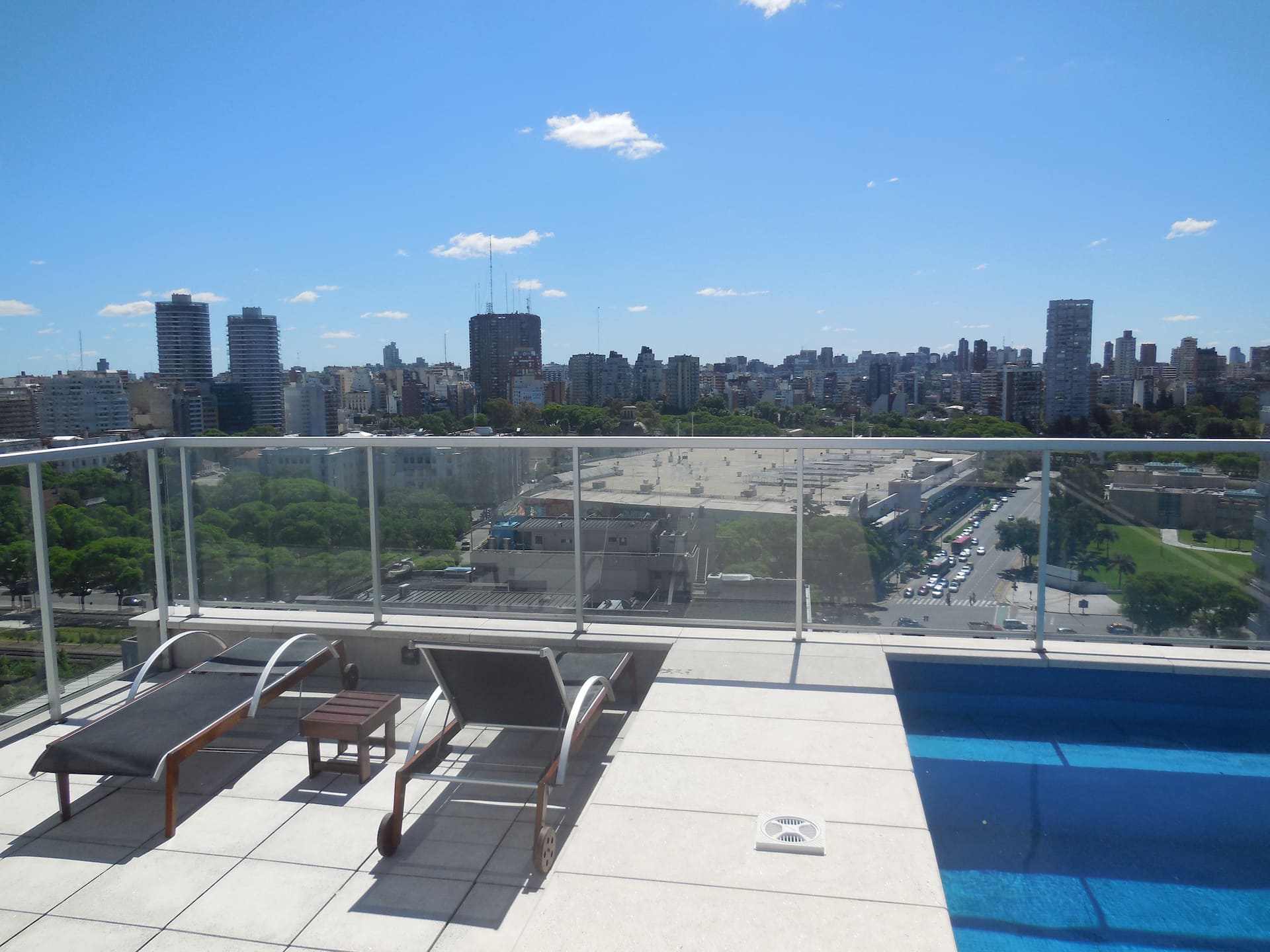 Studio em Palermo com varanda e acesso a piscina