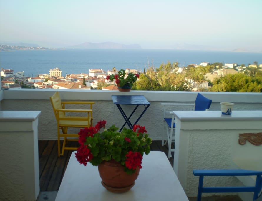 Veranda with flowers