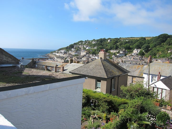 Roof terrace views over Mousehole