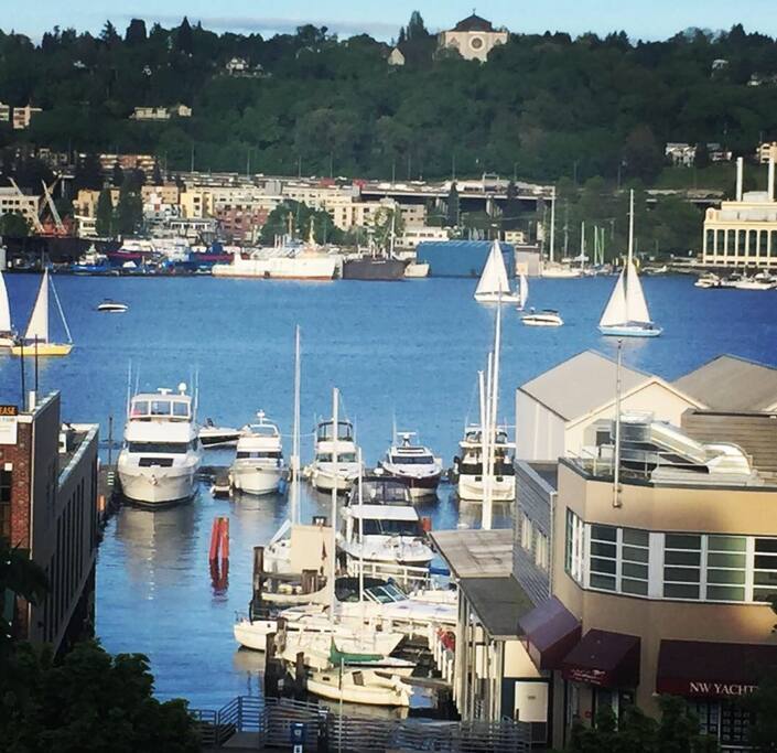 Have a glass of wine on the deck or relax on the couch and enjoy the beautiful view.