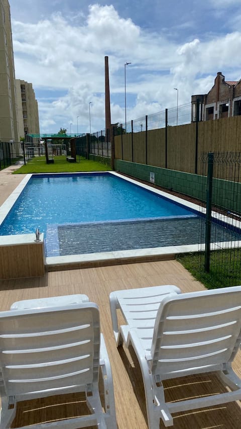 Apartment Novo, semi-furnished.
Centro Paulista!