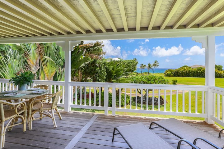 Poipu Shipwreck Beach Home, Ocean Views & A/C
