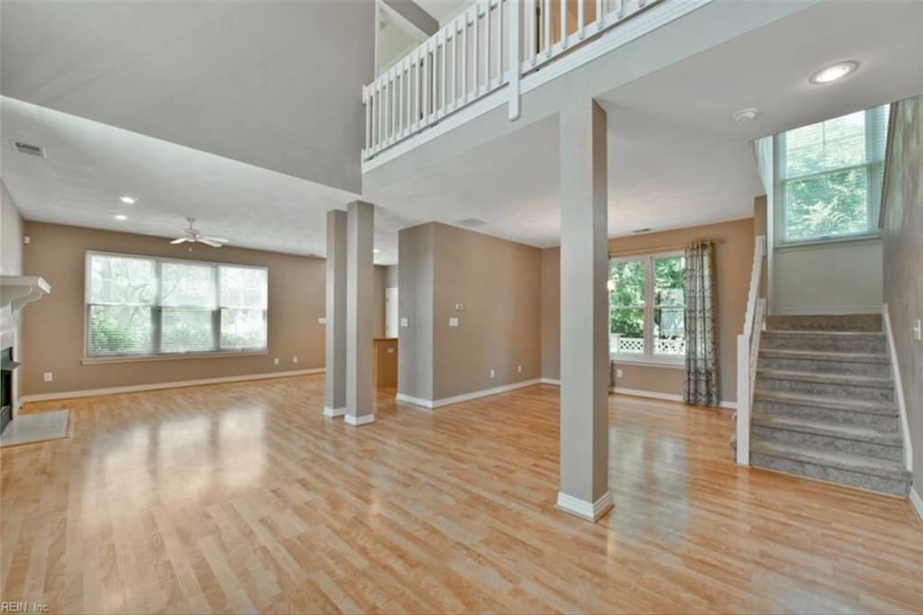 Open floor plan with high ceilings. Will be fully furnished upon arrival.