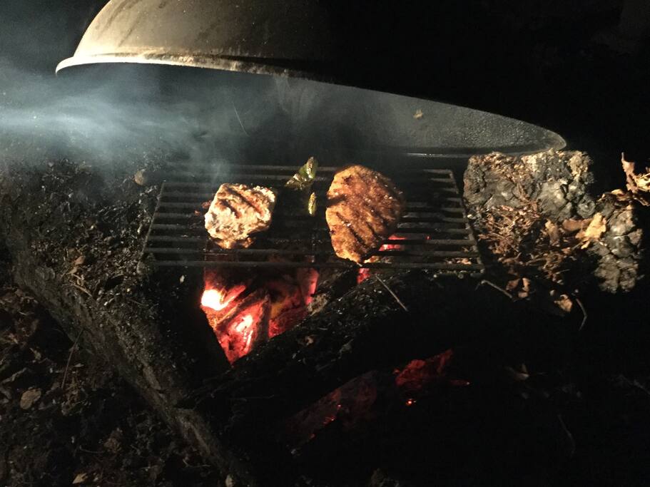 Outdoor grilling...s'mores r next